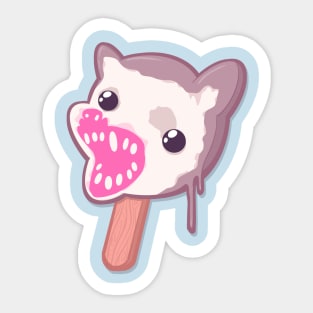 Opossum Popsicle Sticker